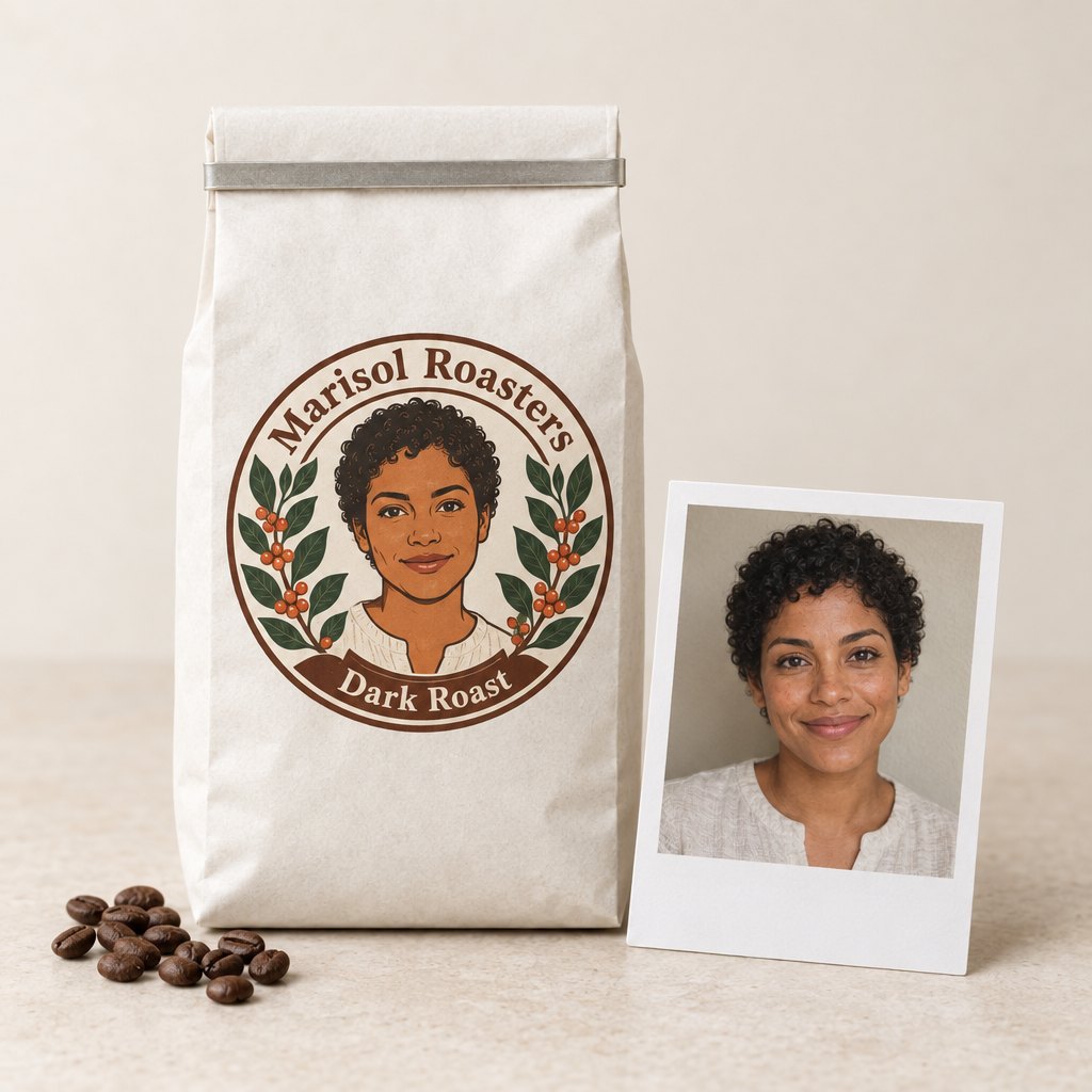 Custom Coffee, Paper Bag, photo 1