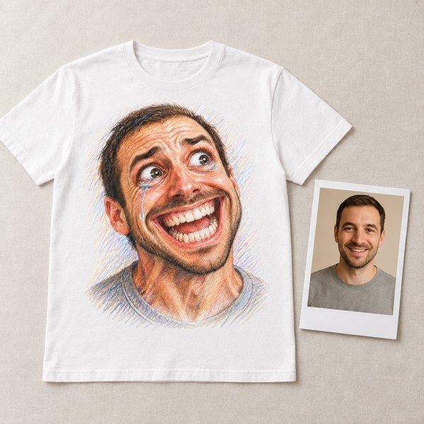 Rage Face Color Pencil Tee